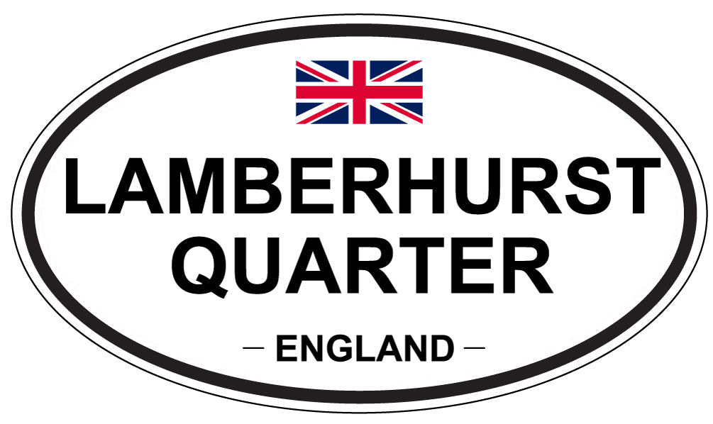 LAMBERHURST QUARTER, England - Oval Magnet