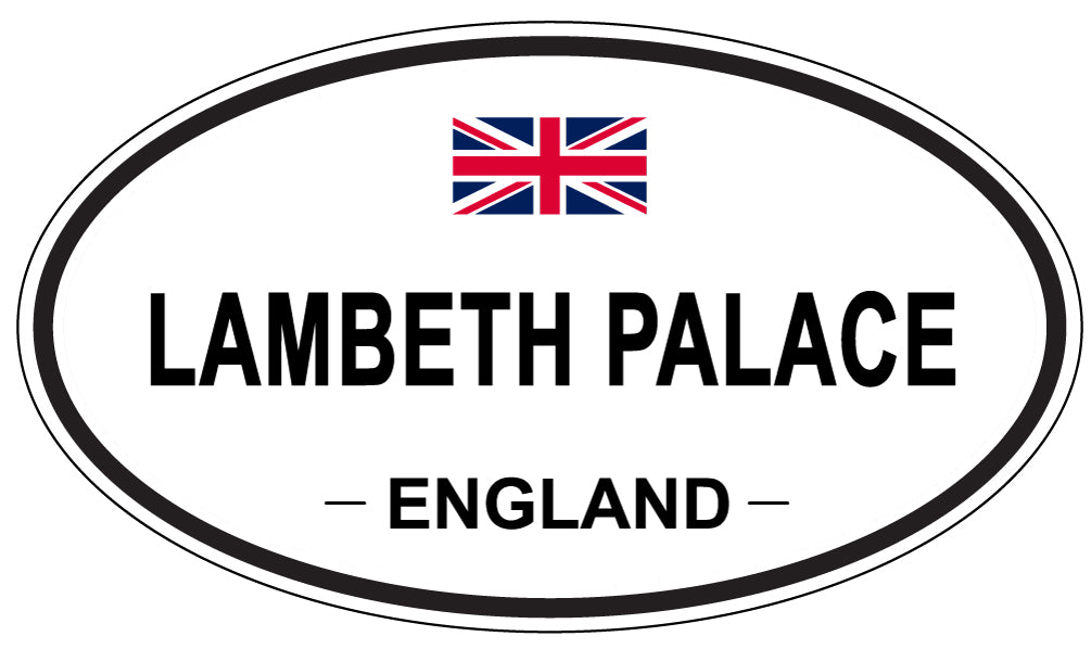LAMBETH PALACE, England - Oval Magnet