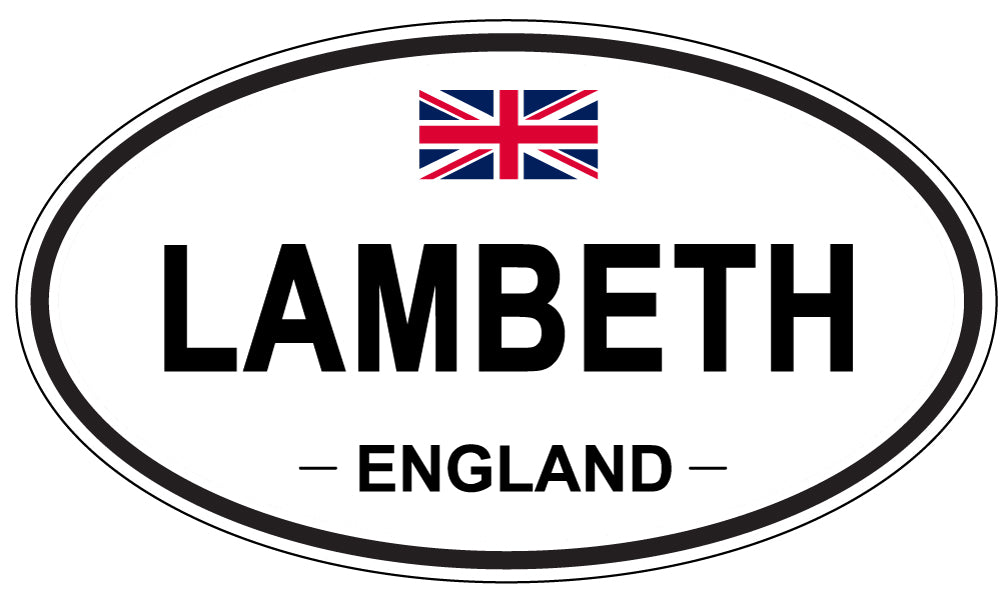 LAMBETH, England - Oval Magnet