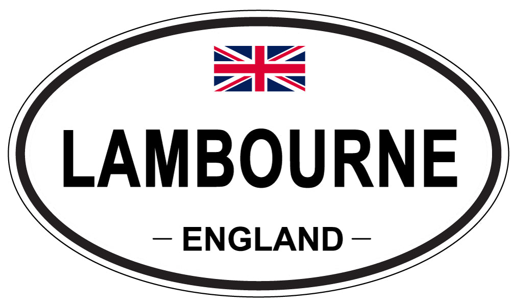 LAMBOURNE, England - Oval Magnet