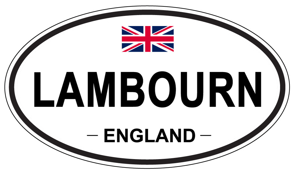 LAMBOURN, England - Oval Magnet