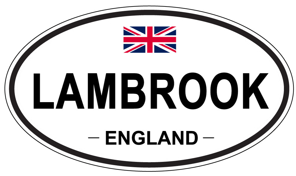 LAMBROOK, England - Oval Magnet