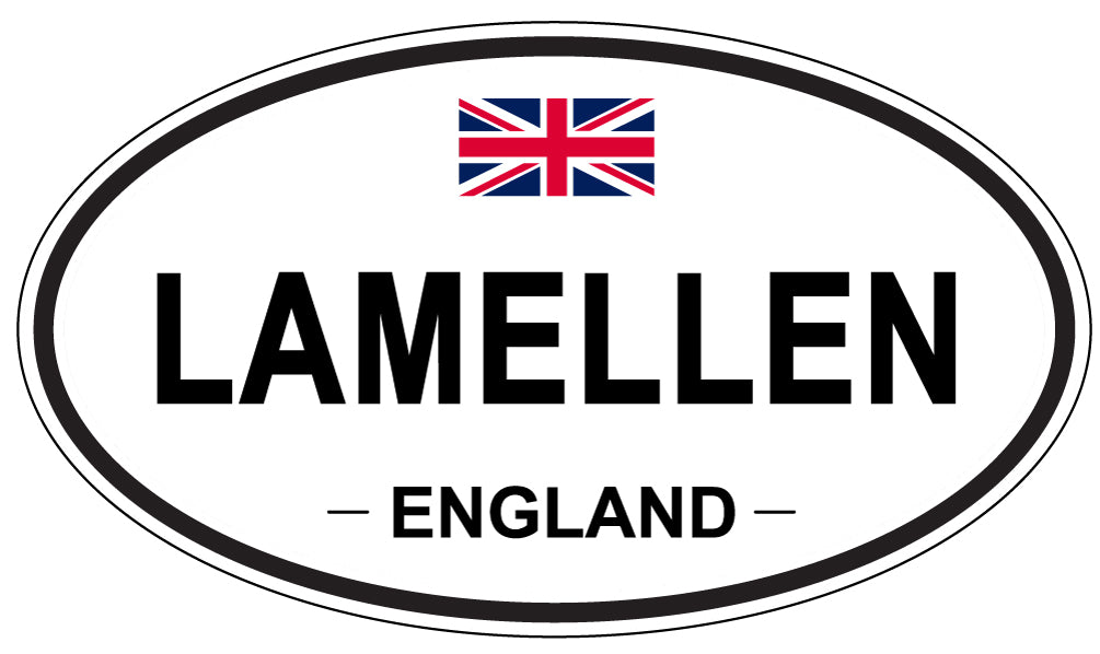LAMELLEN, England - Oval Magnet
