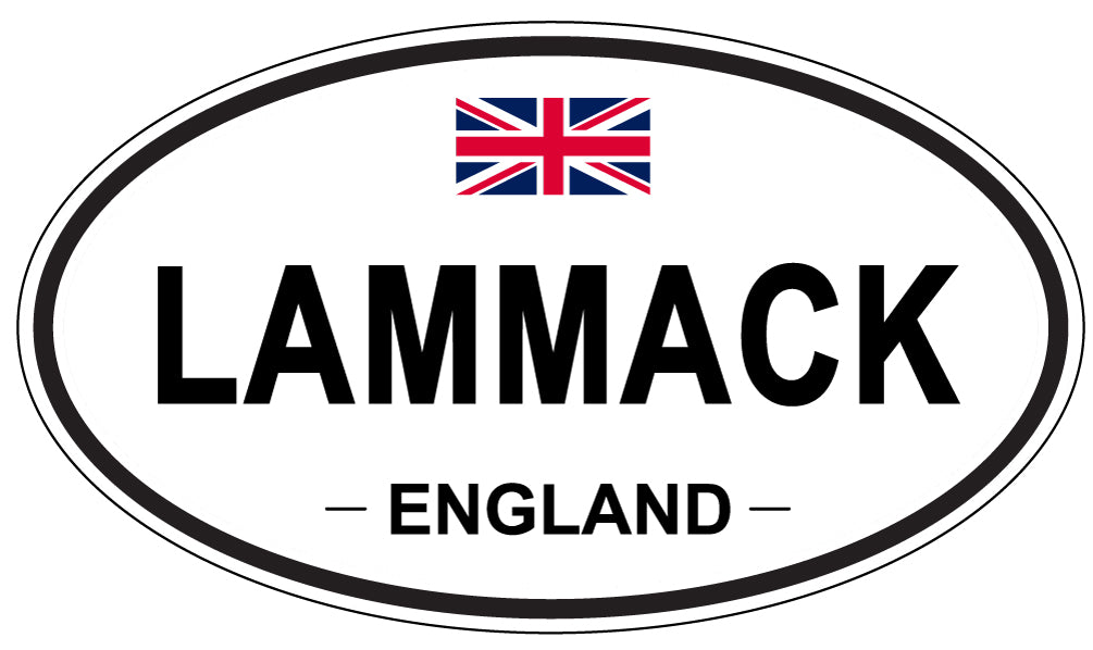 LAMMACK, England - Oval Magnet