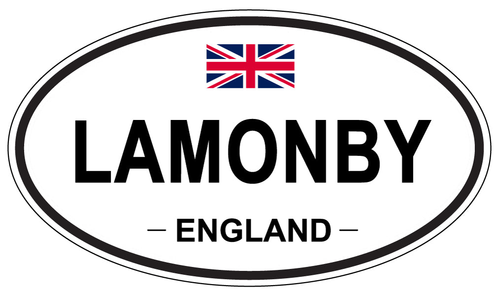 LAMONBY, ENGLAND - Oval Sticker