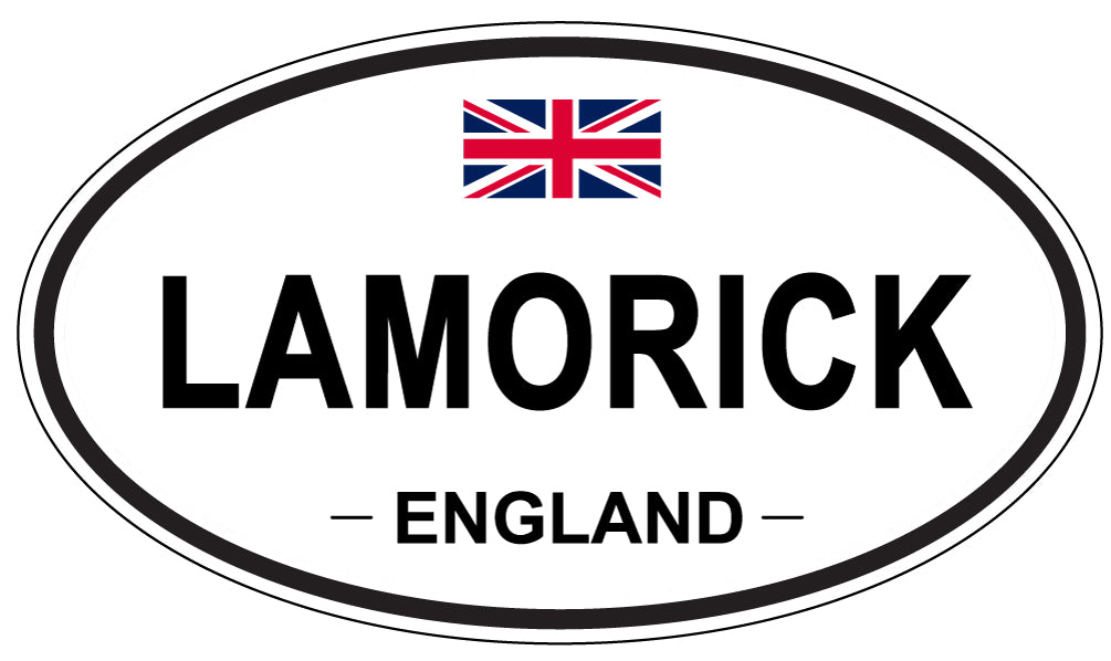 LAMORICK, England - Oval Magnet