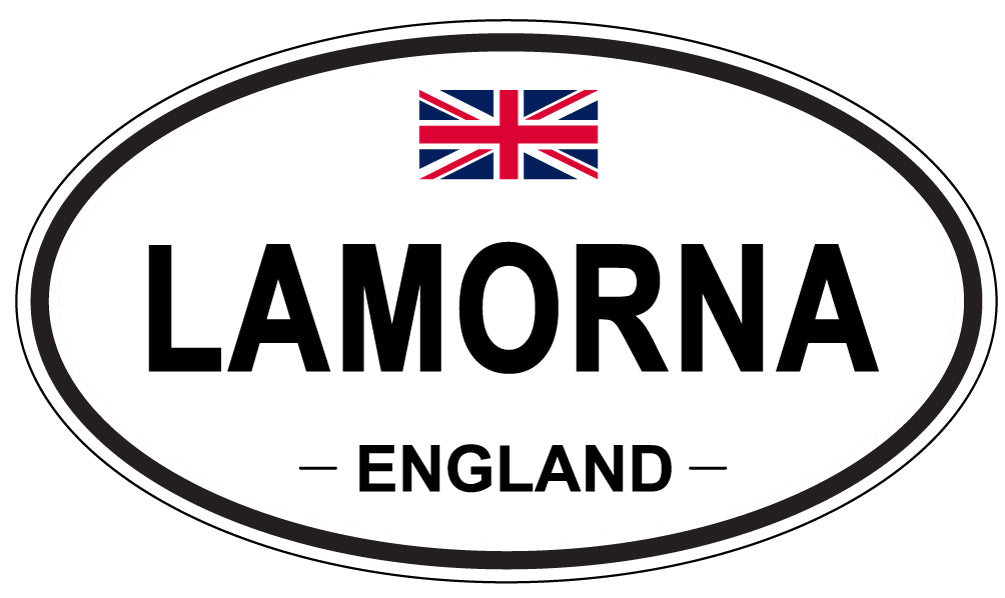 LAMORNA, England - Oval Magnet