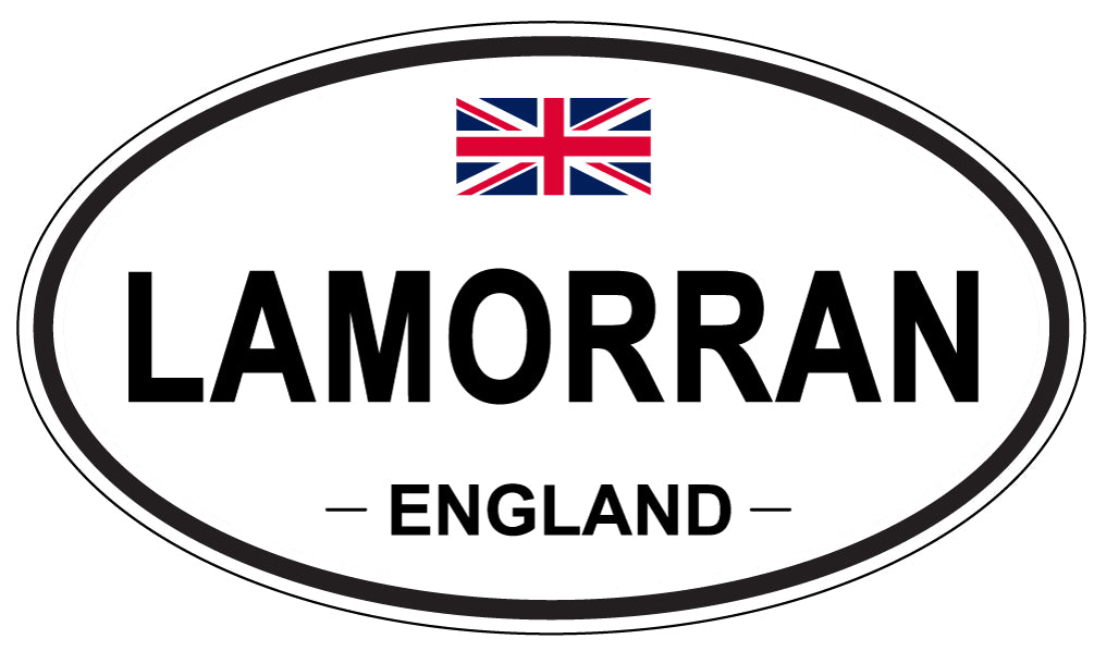 LAMORRAN, England - Oval Magnet