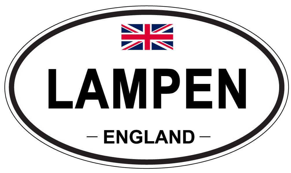 LAMPEN, England - Oval Magnet