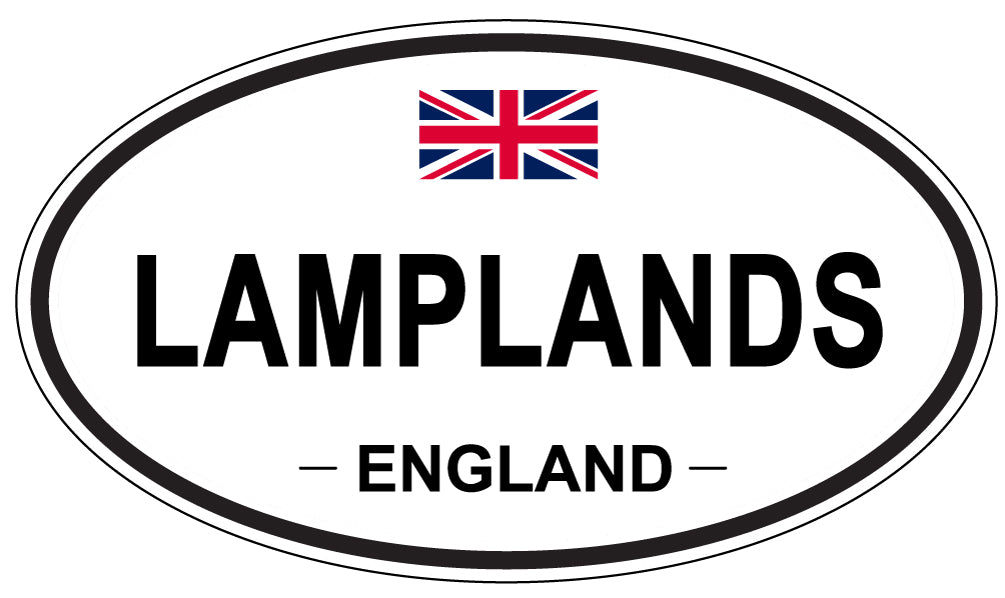 LAMPLANDS, England - Oval Magnet