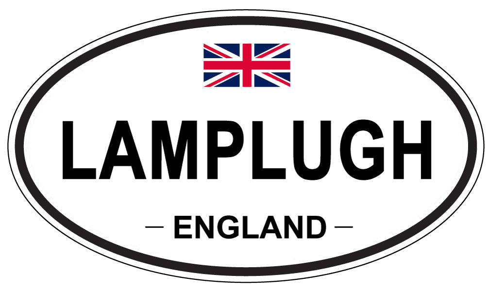 LAMPLUGH, ENGLAND - Oval Sticker