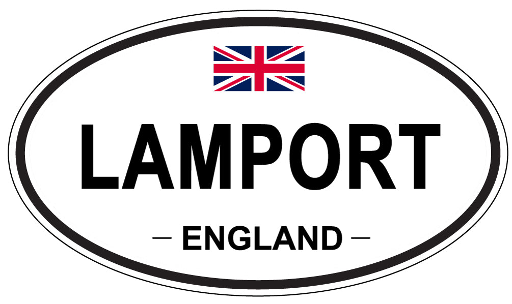 LAMPORT, England - Oval Magnet