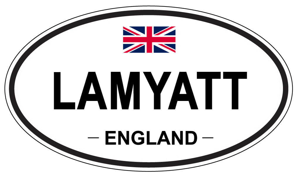LAMYATT, ENGLAND - Oval Sticker