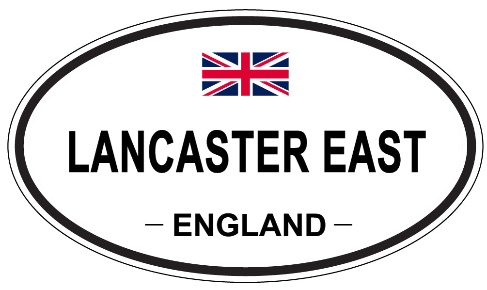 LANCASTER EAST, England - Oval Magnet