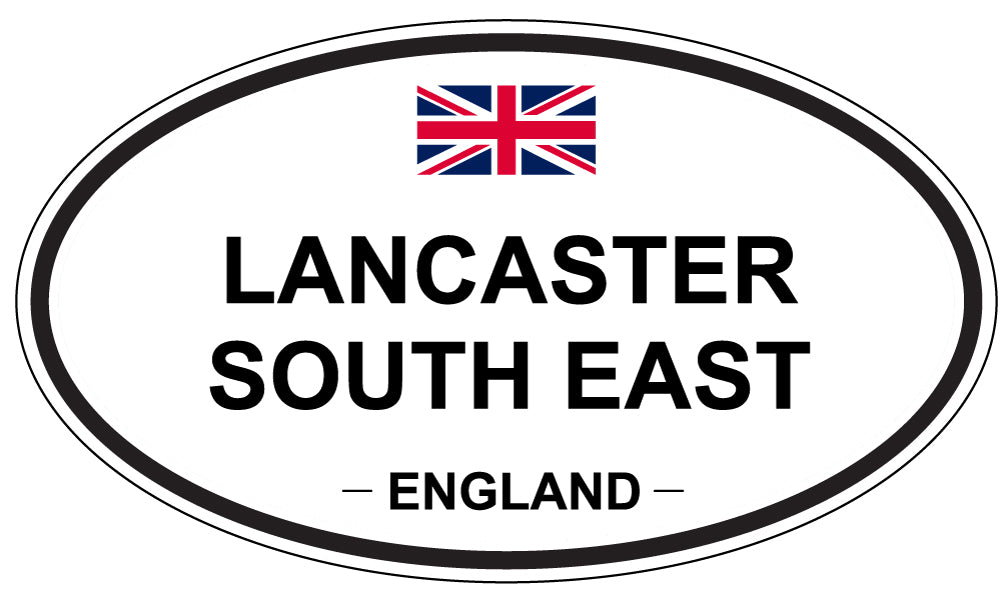 LANCASTER SOUTH EAST, ENGLAND - Oval Sticker
