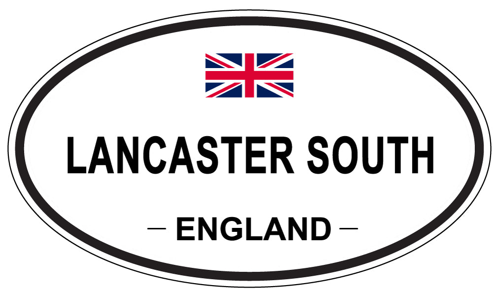 LANCASTER SOUTH, England - Oval Magnet