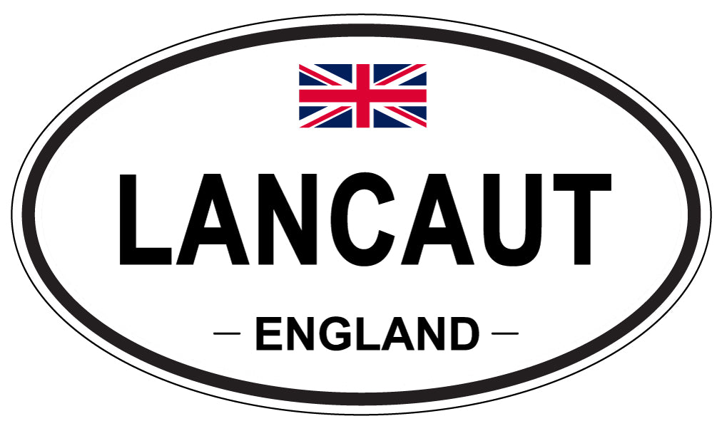LANCAUT, England - Oval Magnet