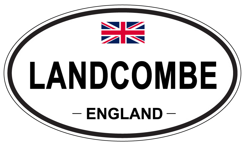 LANDCOMBE, England - Oval Magnet