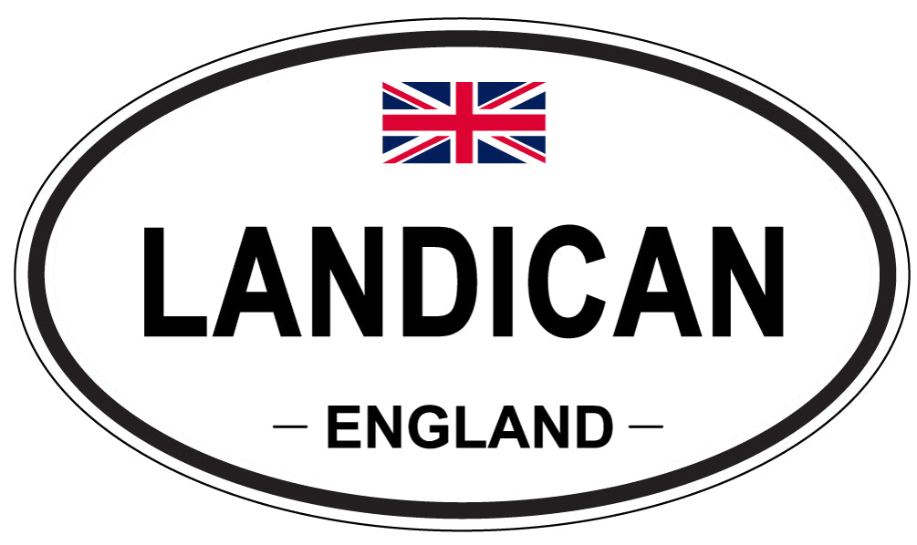LANDICAN, England - Oval Magnet