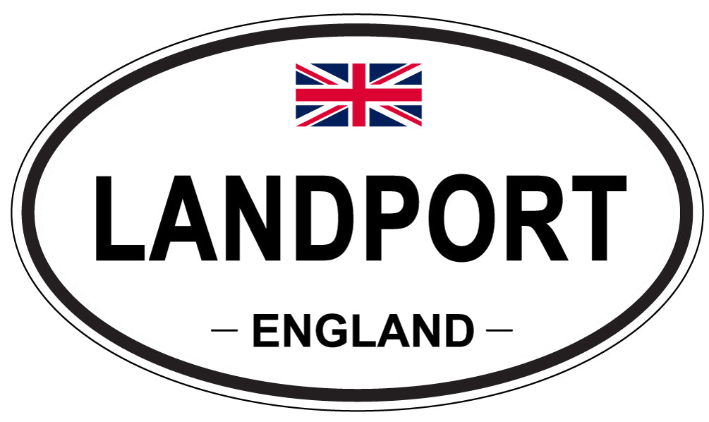 LANDPORT, England - Oval Magnet