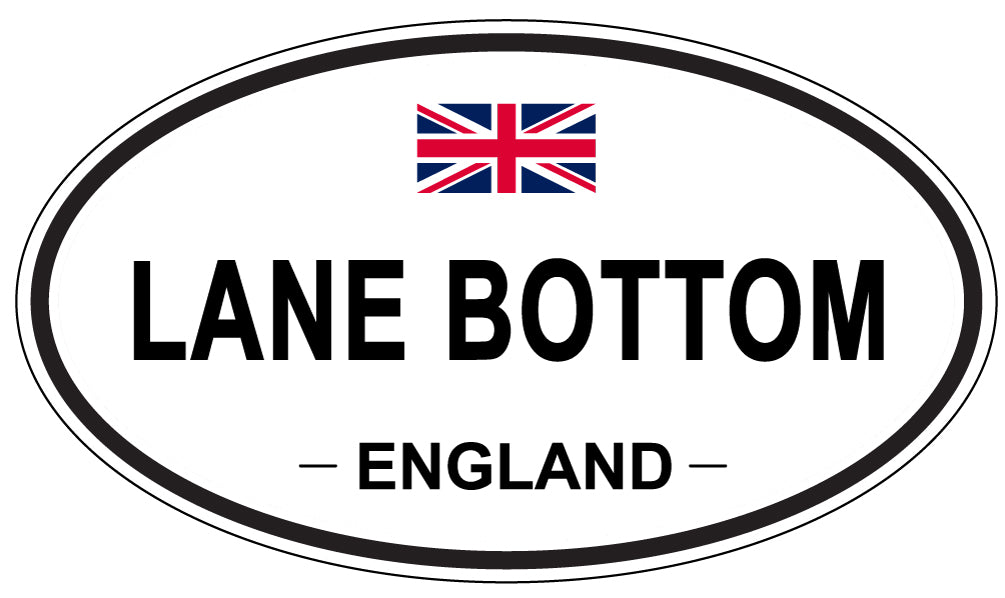 LANE BOTTOM, England - Oval Magnet