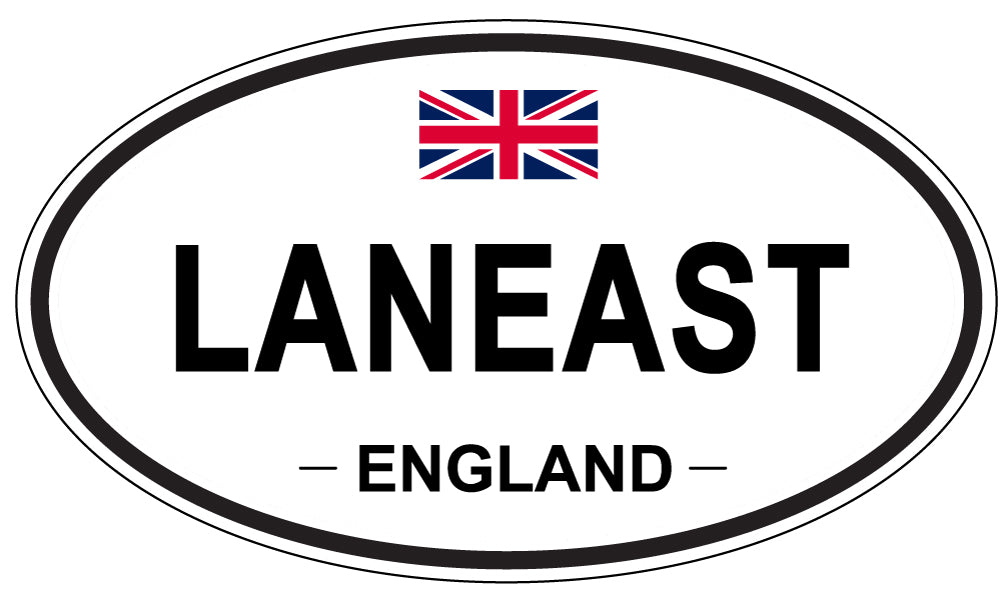 LANEAST, England - Oval Magnet