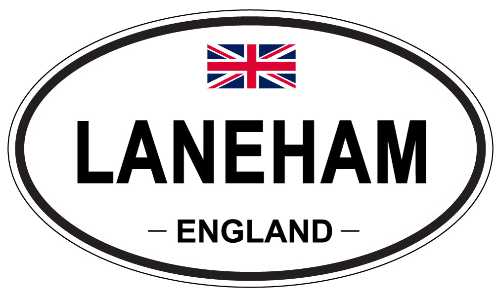 LANEHAM, England - Oval Magnet