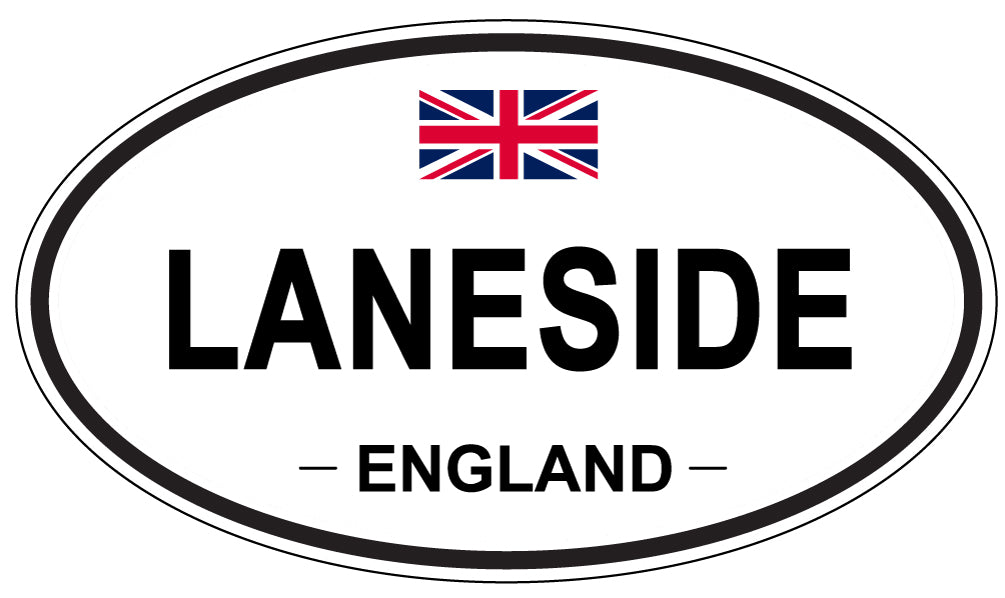 LANESIDE, England - Oval Magnet