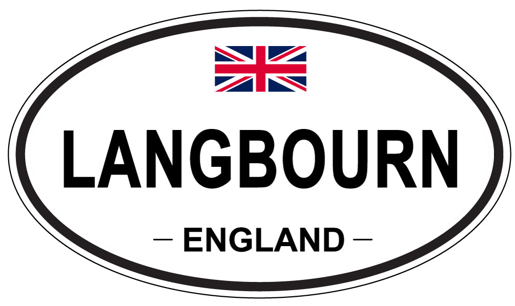 LANGBOURN, England - Oval Magnet