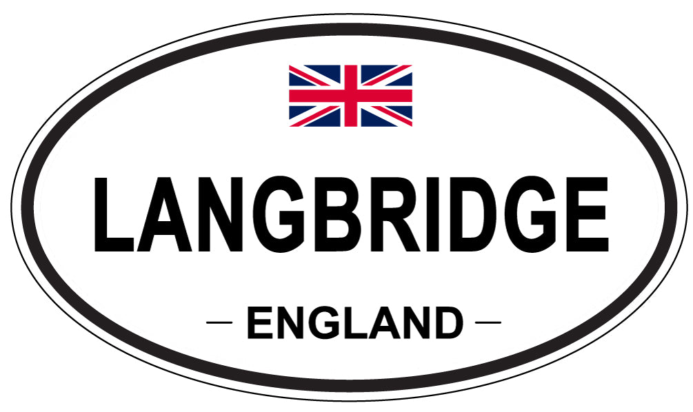 LANGBRIDGE, England - Oval Magnet