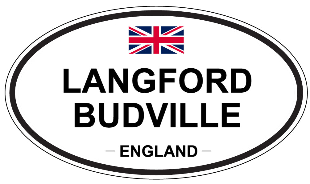 LANGFORD BUDVILLE, England - Oval Magnet