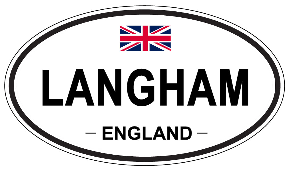 LANGHAM, England - Oval Magnet