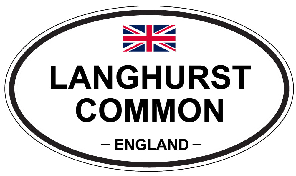 LANGHURST COMMON, England - Oval Magnet
