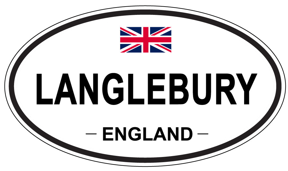 LANGLEBURY, England - Oval Magnet
