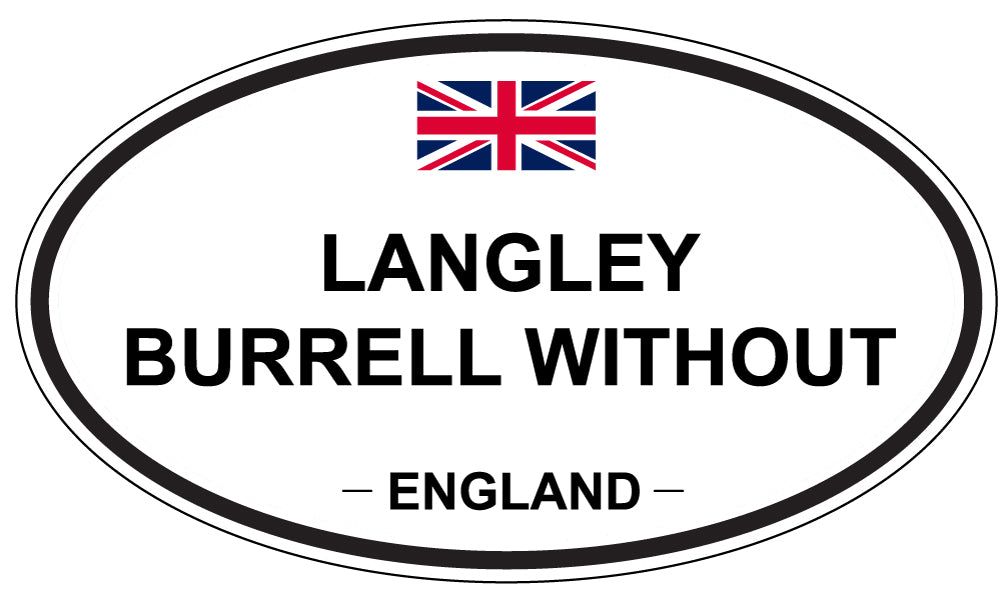 LANGLEY BURRELL WITHOUT, England - Oval Magnet