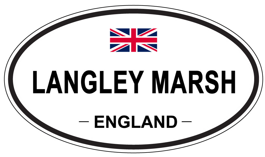 LANGLEY MARSH, England - Oval Magnet