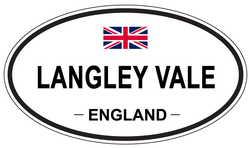 LANGLEY VALE, England - Oval Magnet