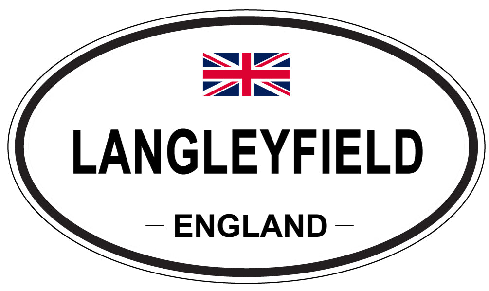LANGLEYFIELD, England - Oval Magnet