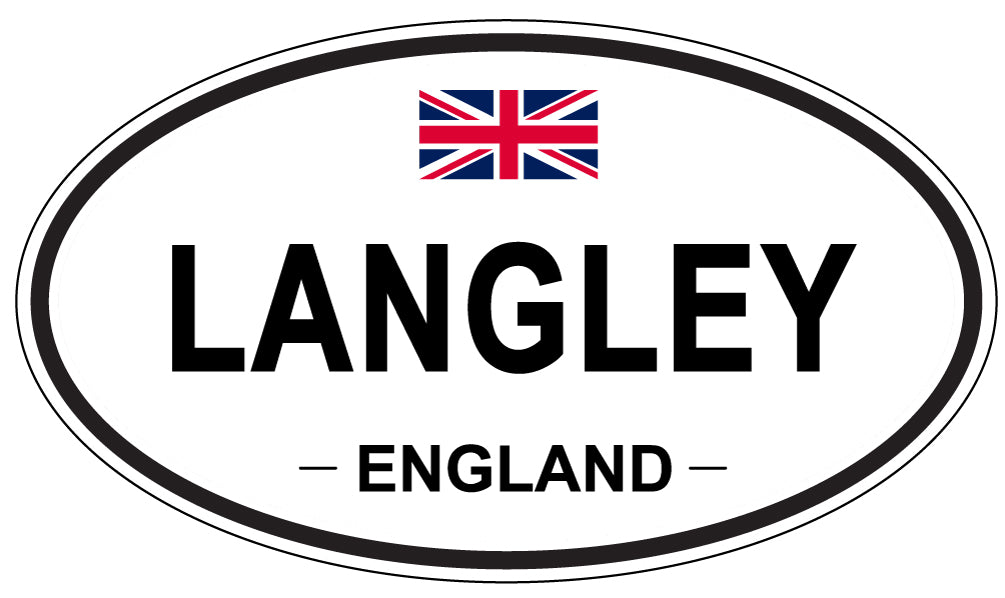 LANGLEY, England - Oval Magnet
