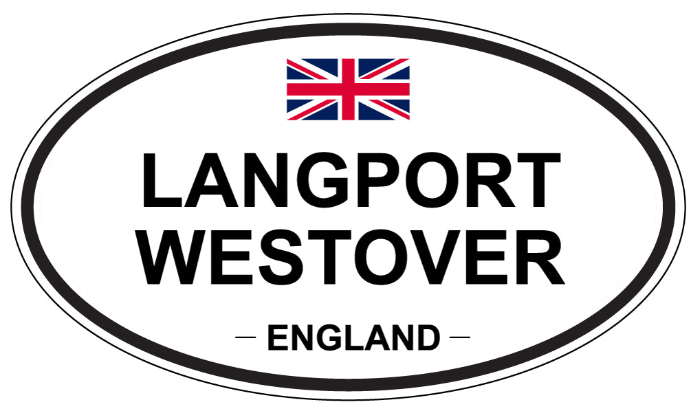 LANGPORT WESTOVER, England - Oval Magnet