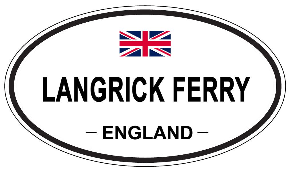 LANGRICK FERRY, England - Oval Magnet