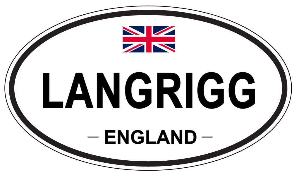 LANGRIGG, England - Oval Magnet