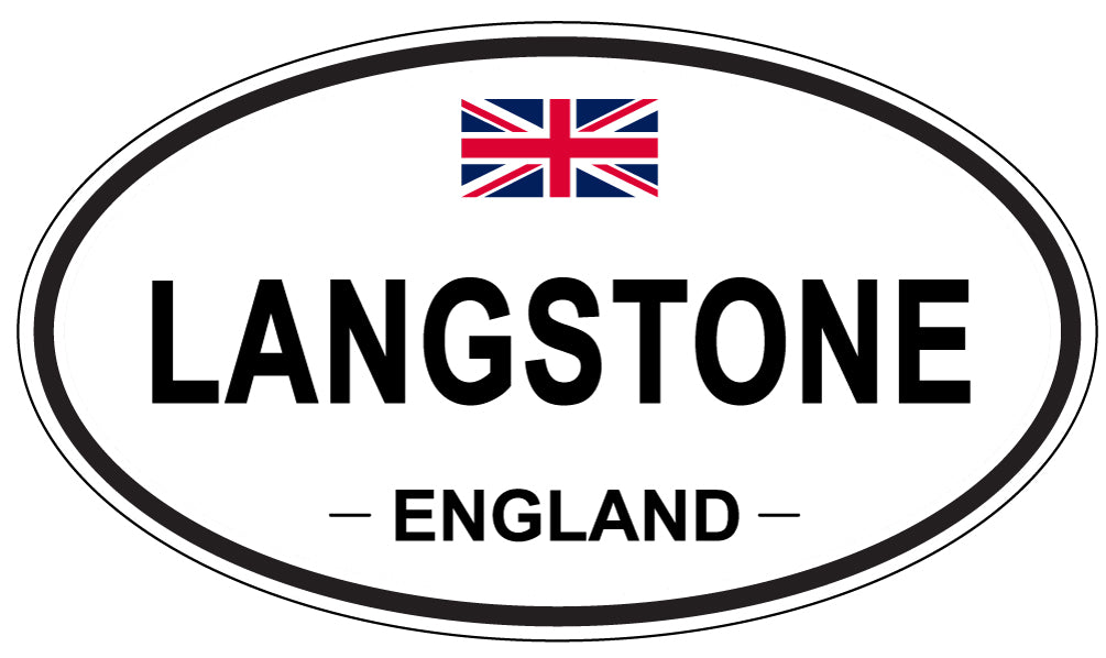 LANGSTONE, England - Oval Magnet