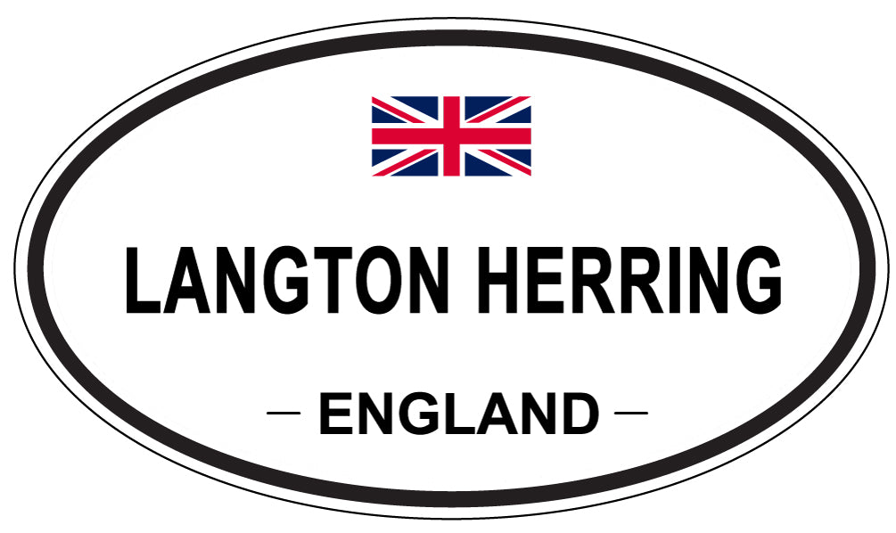 LANGTON HERRING, England - Oval Magnet