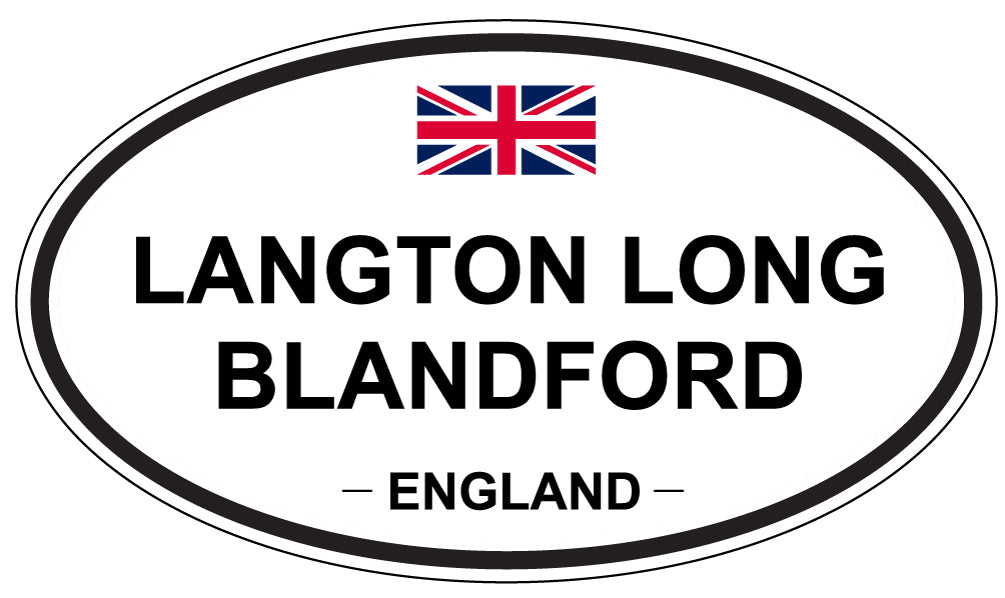 LANGTON LONG BLANDFORD, England - Oval Magnet