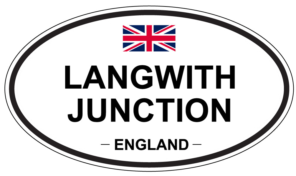 LANGWITH JUNCTION, England - Oval Magnet