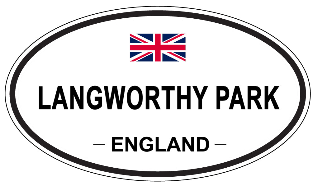 LANGWORTHY PARK, England - Oval Magnet