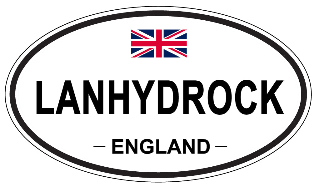 LANHYDROCK, ENGLAND - Oval Sticker
