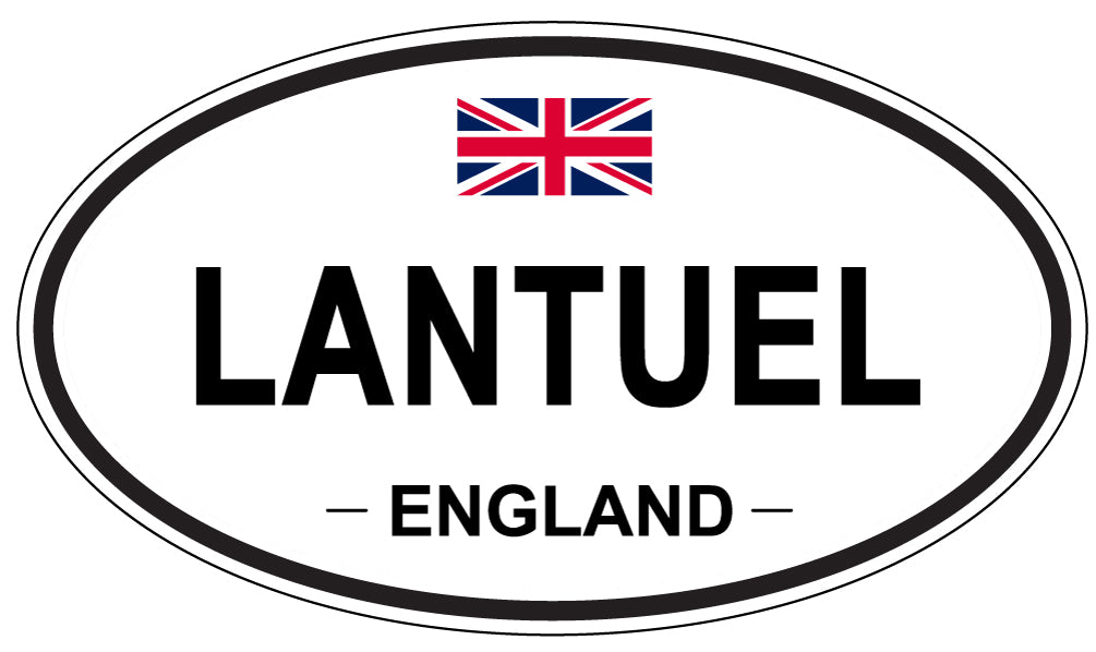 LANTUEL, England - Oval Magnet
