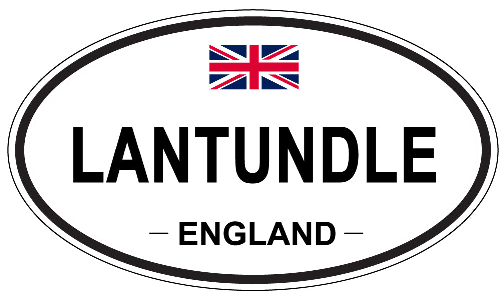 LANTUNDLE, ENGLAND - Oval Sticker